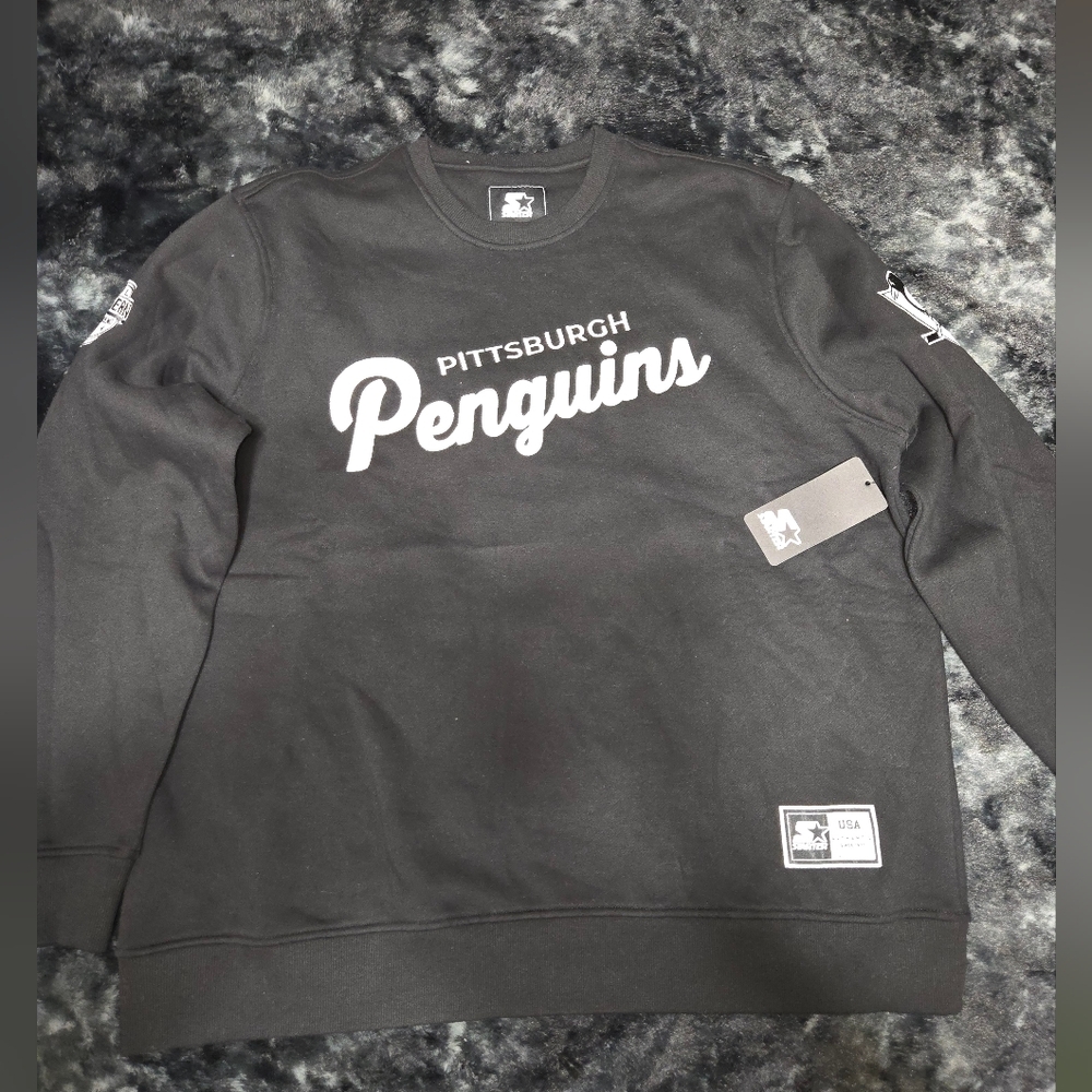 Starter Crewneck Pittsburgh Penguins - NHL - 2XL - Black - NWT